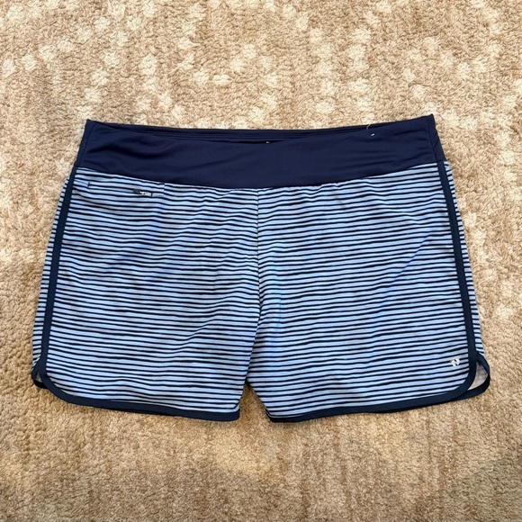 Hang Ten Pants - NWOT Hang Ten Navy Striped Dockside Fully Lined Shorts